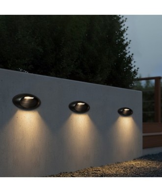 kelvo® STEPART KLV-101-0098 Φωτιστικό Σκαλοπατιού - Διαδρόμου LED 3W 375lm 45° AC 220-240V Αδιάβροχο IP65 Θερμό Λευκό 2700K - Lumileds SMD Chip & TÜV SÜD Driver - Μαύρο Ματ - Μ26 x Π5.5 x Υ13cm - 5 Χρόνια Εγγύηση